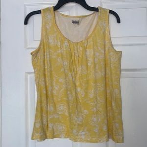 Women’s S Yellow Floral Top